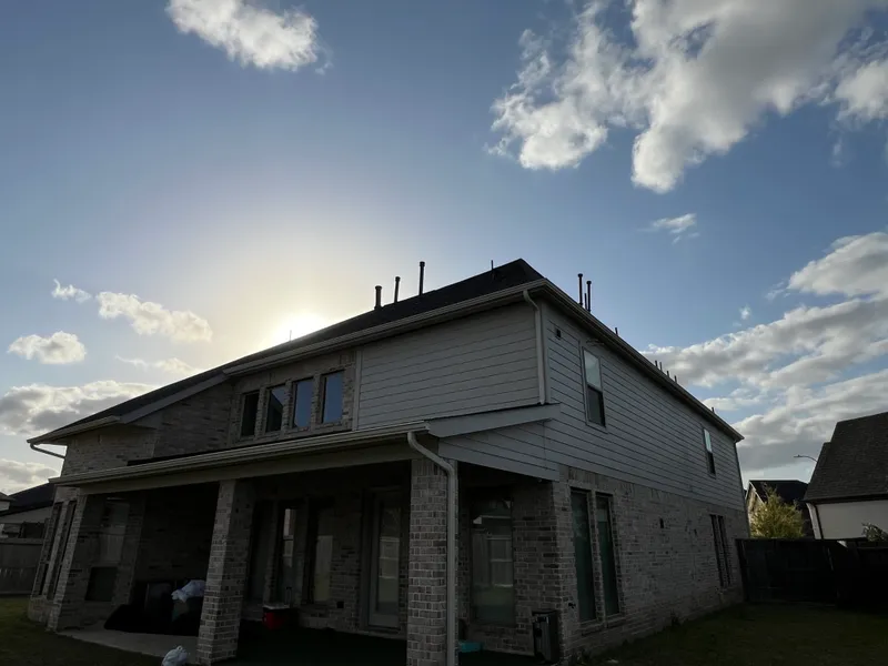 Multi-Story Gutter Install